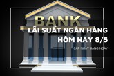 Lãi suất ngân hàng ngày 8/5, VietinBank, Vietcombank, Agribank, BIDV đang trả lãi bao nhiêu?
