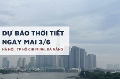 Dự báo thời tiết ngày mai 3/6, Hà Nội và Đà Nẵng nắng nóng gay gắt, TP HCM tiếp tục mưa dông