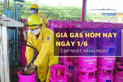 Giá gas hôm nay 1/6 giá gas tại miền Bắc, miền Trung giảm tới 80.000 đồng/bình
