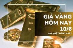 Giá vàng hôm nay 10/6: Vàng SJC và nhẫn trơn giảm mạnh trở lại, mất tới 2,5 triệu đồng/lượng