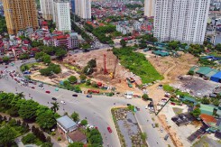 Nút giao Phạm Tu - đường 70 bắt đầu thi công