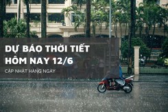 Dự báo thời tiết hôm nay 12/6, Hà Nội nắng nóng, miền Trung và Nam Bộ có mưa rào rải rác