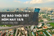Dự báo thời tiết hôm nay 15/6, Hà Nội nắng nóng, Trung Bộ oi bức, Nam Bộ có mưa rào rải rác