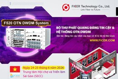 FICER giới thiệu giải pháp OTN DWDM cho AI, 5G và IoT tại ICTCOMM 2026