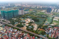 [Photostory] Dự án bất động sản trong khu Bắc Cổ Nhuế của Tổng công ty Sông Hồng vừa bị thu hồi