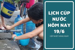Lịch cúp nước TP HCM ngày 19/6 và sáng ngày 20/6 khu vực nội thành và ngoại thành tạm ngưng cấp nước đến sáng