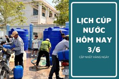 Lịch cúp nước TP HCM ngày 3/6 và sáng ngày 4/6 cúp nước kéo dài tại các phường trọng điểm, tuyến phố trung tâm