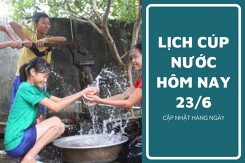 Lịch cúp nước TP HCM ngày 23/6 và sáng ngày 24/6 cúp nước kéo dài đến rạng sáng tại nhiều tuyến đường, khu phố