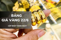 Bảng giá vàng hôm nay 22/6: Vàng miếng SJC bật tăng, vàng nữ trang tăng tới 4,5 triệu đồng/lượng
