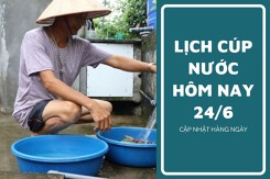 Lịch cúp nước TP HCM ngày 24/6 và sáng ngày 25/6 cập nhật các tuyến đường, khu phố, hẻm tiếp tục cúp nước từ đêm đến rạng sáng