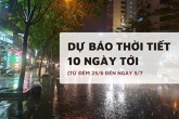 Dự báo thời tiết 10 ngày tới (25/6 đến 5/7) Bắc Bộ, Hà Nội mưa dông; Thanh Hóa, Đà Nẵng nắng nóng gay gắt kéo dài