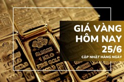 Giá vàng hôm nay 25/6: Lao dốc, vàng SJC, vàng nhẫn tiếp tục mất 1 triệu đồng/lượng