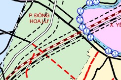 Bản đồ quy hoạch giao thông phường Đông Hoa Lư, tỉnh Ninh Bình thời kỳ 2021 - 2030