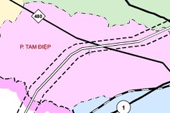 Bản đồ quy hoạch giao thông phường Tam Điệp, tỉnh Ninh Bình thời kỳ 2021 - 2030
