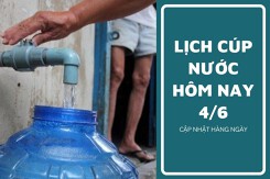 Lịch cúp nước TP HCM ngày 4/6 và sáng ngày 5/6 khu vực nội thành và ngoại thành tạm ngưng cấp nước