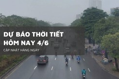 Dự báo thời tiết hôm nay 4/6, Hà Nội và Bắc Bộ nắng nóng, Nam Bộ mưa dông mạnh về chiều tối