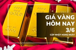 Giá vàng hôm nay 3/6: Vàng SJC và nhẫn trơn tiếp tục giảm 200.000 - 500.000 đồng/lượng