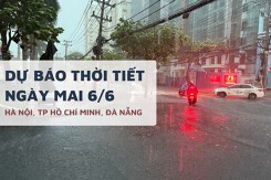 Dự báo thời tiết ngày mai 6/6, Hà Nội giảm nắng nóng, Đà Nẵng gay gắt, TP HCM mưa to cục bộ