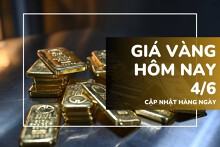 Giá vàng hôm nay 4/6: Vàng SJC, vàng nhẫn mất mốc 157 triệu đồng/lượng