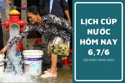 Lịch cúp nước TP HCM ngày 6/6 và ngày 7/6 cúp nước kéo dài tại các phường trọng điểm, tuyến phố trung tâm