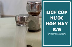 Lịch cúp nước TP HCM ngày 8/6 và sáng ngày 9/6 địa bàn các phường trung tâm mất nước từ đêm đến rạng sáng