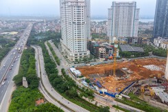[Photostory] Tiến độ dự án nhà ở công an trong khu đô thị Ciputra của liên danh UDIC - Thái Nam Land