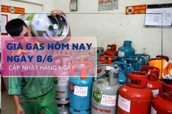 Giá gas hôm nay 8/6 giá gas 12kg hôm nay đi ngang vào ngày đầu tuần