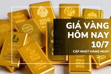 Giá vàng hôm nay 10/7: Vàng nhẫn, vàng SJC tăng 1,5 triệu đồng/lượng sau nhiều phiên lao dốc