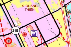Bản đồ quy hoạch sử dụng đất xã Quang Thiện, tỉnh Ninh Bình thời kỳ 2021 - 2030