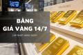 Bảng giá vàng hôm nay 14/7: Vàng nữ trang 24K giảm tới 3,4 triệu đồng/lượng, vàng SJC và vàng nhẫn tiếp đà lao dốc