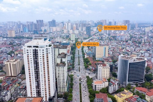 Toàn cảnh vị trí 20 ga dừng của tuyến metro số 5 Văn Cao - Hòa Lạc