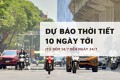Dự báo thời tiết 10 ngày tới (14/7 đến 24/7) Hà Nội nắng nóng, Thanh Hóa, Huế có mưa dông, TP HCM mưa chiều tối