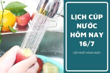 Lịch cúp nước TP HCM ngày 16/7 và sáng ngày 17/7 mất nước tại hàng loạt khu vực, tuyến phố địa bàn trung tâm