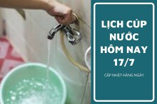 Lịch cúp nước TP HCM ngày 17/7 và sáng ngày 18/7 cập nhật các tuyến đường, khu phố, hẻm tiếp tục cúp nước từ đêm đến rạng sáng