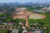 7 hồ điều hòa lớn đang đào ở Hà Nội sẽ hoàn thành trong năm nay