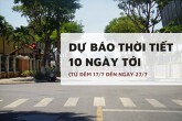 Dự báo thời tiết 10 ngày tới (17/7 đến 27/7) Hà Nội và TP HCM mưa dông, Nghệ An đến Đà Nẵng nắng nóng gay gắt