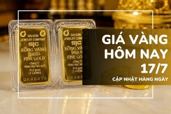 Giá vàng hôm nay 17/7 vàng SJC mất tới gần 2 triệu đồng/lượng, vàng nhẫn lao dốc