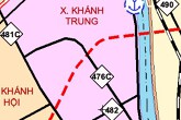 Bản đồ quy hoạch giao thông xã Khánh Trung, tỉnh Ninh Bình thời kỳ 2021 - 2030