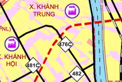 Bản đồ quy hoạch sử dụng đất xã Khánh Trung, tỉnh Ninh Bình thời kỳ 2021 - 2030