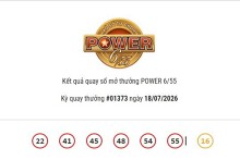 Kết quả xổ số Vietlott Power 6/55 ngày 18/07/2026 cả hai giải Jackpot đều không có chủ nhân trúng thưởng