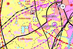 Bản đồ quy hoạch sử dụng đất phường Thành Nam, tỉnh Ninh Bình thời kỳ 2021 - 2030