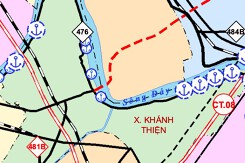 Bản đồ quy hoạch giao thông xã Khánh Thiện, tỉnh Ninh Bình thời kỳ 2021 - 2030