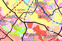 Bản đồ quy hoạch sử dụng đất xã Quỳnh Lưu, tỉnh Ninh Bình thời kỳ 2021 - 2030
