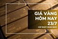 Giá vàng hôm nay 23/7 vàng SJC giảm mạnh 8 triệu đồng/lượng, vàng nhẫn lao dốc mạnh