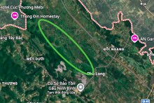 Đất có quy hoạch ở xã Phú Long, tỉnh Ninh Bình