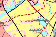 Bản đồ quy hoạch sử dụng đất xã Thanh Sơn, tỉnh Ninh Bình thời kỳ 2021 - 2030