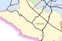 Bản đồ quy hoạch giao thông xã Phú Long, tỉnh Ninh Bình thời kỳ 2021 - 2030