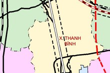 Bản đồ quy hoạch giao thông xã Thanh Bình, tỉnh Ninh Bình thời kỳ 2021 - 2030