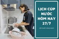 Lịch cúp nước TP HCM ngày 27/7 và sáng ngày 28/7 tạm ngưng cúp nước kéo dài tại nhiều khu phố vào rạng sáng đầu tuần