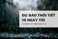 Dự báo thời tiết 10 ngày tới (27/7 đến 6/8) Hà Nội mưa lớn, TP HCM mưa to, Đà Nẵng mưa dông chiều tối